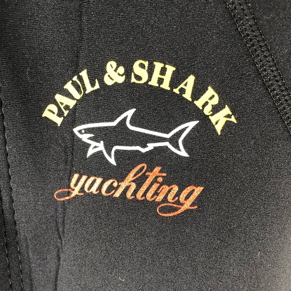 Paul & Shark Yachting Wet Suit Mens XL Neoprene Black Yellow - Picture 5 of 8